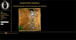 Desktop Screenshot of dietz-repliken.inn-galerie.de